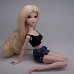 Dolls Small Head Wig High-temperature Silk Wigfor 11cm To 12cm Head Circumference Suitable No Doll