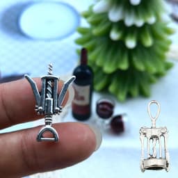 1/12 1/6 Bjd Dollhouse Accessories Mini Wine Bottle Opener Miniature Corkscrew Model For OB11 Doll House Kitchen Decorat
