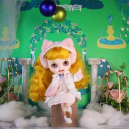 ICY DBS Blyth 1/6 bjd dolls joint body custom face colorful hair Contains clothing and shoes special