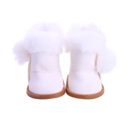 7cm Doll Shoes Doll Boots Plush Snow Panda For 18 Inch American&43Cm Baby Doll Accessories Our Generation Girl`s Toys Gifts