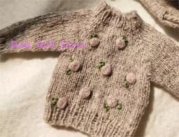 2026 Dula Doll Clothes Dress Cashmere Handmade Sweater Blythe Qbaby Ob24 Ob22 1/6 6 Points Body Doll