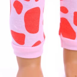 2 Pcs/Set Animal Pajamas Suit For 43cm Baby Doll Clothes Accessories And 18 Inch American Doll Girl's Toys Our Generation