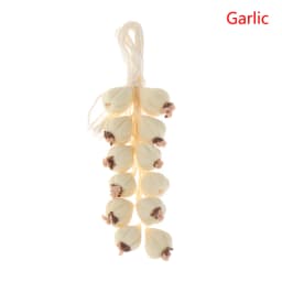 1String 1:12 Dollhouse Miniature Garlic Chili Pepper Whole String Condiment Kitchen Food Model Living Scene Decor Toy