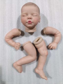 NPK 20inch Finished Doll Size Already Painted Kits Valentina Very Lifelike Baby Doll with Many Details Veins
