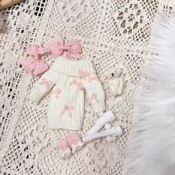 Blythe Doll Clothes Sweater Skirt Set Handmade 28-30cm OB22 OB24 AZ, One Dress for Blythe Doll Accessories