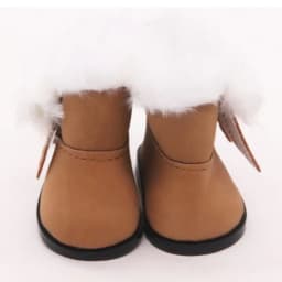 New Leather Shoes For 14inch Wellie Wisher & 32-34cm Paola Reina Baby Doll,Doll Accessories.