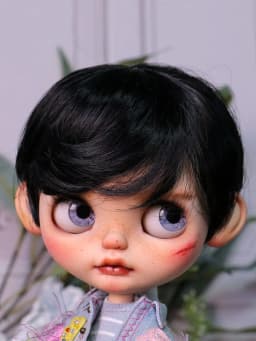 Blythes Doll Hair Is Suitable for 1/6 9-10 In Size Stylish Sunny and Handsome Men With Delicate Short Hair and Soft Silk Wig
