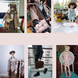 1/6 1/4 1/3 Scale BJD Retro Satchel Mini Bag Model For BJD/SD YOSD MSD SD13 SSDF Strong Uncle Doll Accessories C1038
