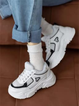 BJD Doll Shoes Toy 1/4 1/3 ID75 Boys Girls Exercise Handsome Soft Soled Sports Black White Sneaker Casual Shoes Doll Accessories