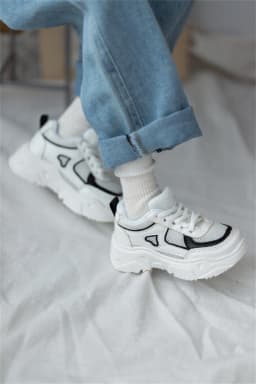 BJD Doll Shoes Toy 1/4 1/3 ID75 Boys Girls Exercise Handsome Soft Soled Sports Black White Sneaker Casual Shoes Doll Accessories