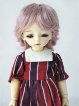 Doll Wigs JD075 1/6 1/8 1/4 1/3 Short Boyish Cupid Curls Synthetic Mohair BJD Wigs 5-6' 6-7' 7-8' 8-9' OB11 YOSD Doll Hair