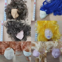 1/6 Makeup Doll Head Girl Dressing DIY Toy Parts Children Favor dongcheng san doubao
