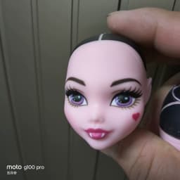 1/6 Makeup Doll Head Girl Dressing DIY Toy Parts Children Favor dongcheng san doubao