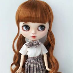 JD337 1/8 1/6 1/4 1/3 Long Pony Braids synthetic mohair BJD wigs OB11 YOSD MSD SD DOD Blythes Doll accessories