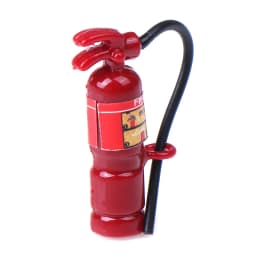 1PCS Cute Mini 1:12 Scale Miniature Dollhouse Fire Extinguisher Play Doll House Furniture Decor Accessories Toy
