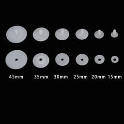 50sets 15/20/25/30/35/45mm White Plastic DIY Doll Joints Teddy Bear Making Crafts Kids Toy Dolls Accessories For Child Toys