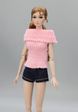 For Outfit Pullip Doll Accessories Princess Casual Suit Top Coat For 30 Cm Doll Clothes Sweater White Black Yellow 1/6