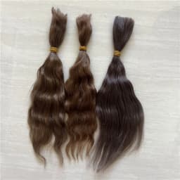 Latest Pure Mohair for Reborn Doll /BJD Doll Brown Golden Tea Brown 6 Colors Doll Reborn Handrooted Mohair Doll Accessory