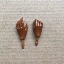 MENGF Doll Hands Feet 1/6 Doll Parts Super White Coffee Brown Doll Accessories DIY Dressing Doll Decors 4 Gesture Hands Parts