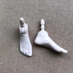 MENGF Doll Hands Feet 1/6 Doll Parts Super White Coffee Brown Doll Accessories DIY Dressing Doll Decors 4 Gesture Hands Parts