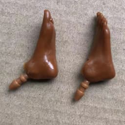 MENGF Doll Hands Feet 1/6 Doll Parts Super White Coffee Brown Doll Accessories DIY Dressing Doll Decors 4 Gesture Hands Parts