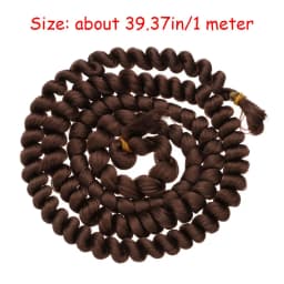 Screw Curly Hair Accessories for Dolls BJD Doll Wig High-Temperature Material Resistant Fiber Hair Wefts Hair Wig