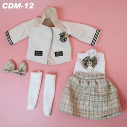 Lovely BJD Doll Clothes 1/6 Princess Dress Baby Clothes for Dolls 30cm Two-Dimensional Anime School Uniform for Girls