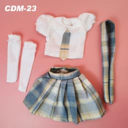 Lovely BJD Doll Clothes 1/6 Princess Dress Baby Clothes for Dolls 30cm Two-Dimensional Anime School Uniform for Girls