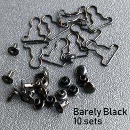 4/10Sets Doll Trousers Metal Buckles Mini Doll Belt Buttons Fit For 1/6 BJD Dolls Girls Doll Bags Clothes Buckles Accessories