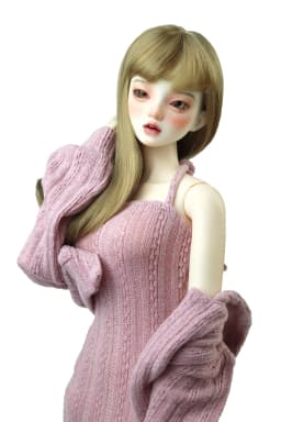 Fashion Knit Slit Skirt Sweater Jacket Grey Pink White Fit 43-60cm 1/3 1/4DD SD BJD Doll Clothes Accessories
