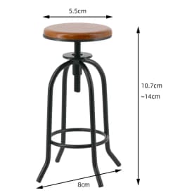 1/6 Dollhouse Bjd Miniature Furniture Metal Chair Doll House Accessories Wooden Chair for Dollhouse Decor Accessories