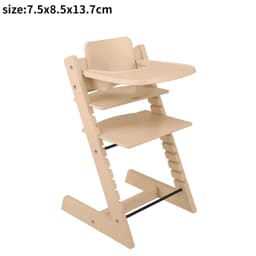 1/6 Dollhouse Bjd Miniature Furniture Metal Chair Doll House Accessories Wooden Chair for Dollhouse Decor Accessories