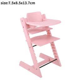 1/6 Dollhouse Bjd Miniature Furniture Metal Chair Doll House Accessories Wooden Chair for Dollhouse Decor Accessories