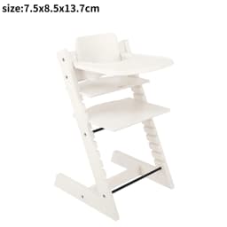 1/6 Dollhouse Bjd Miniature Furniture Metal Chair Doll House Accessories Wooden Chair for Dollhouse Decor Accessories