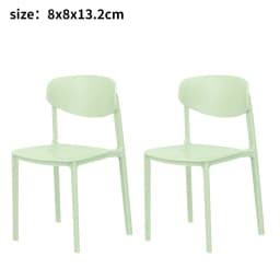 1/6 Dollhouse Bjd Miniature Furniture Metal Chair Doll House Accessories Wooden Chair for Dollhouse Decor Accessories
