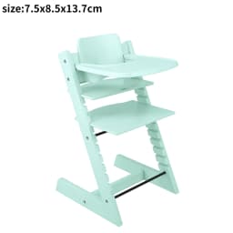 1/6 Dollhouse Bjd Miniature Furniture Metal Chair Doll House Accessories Wooden Chair for Dollhouse Decor Accessories