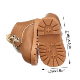 15-20cm Doll Bright Leather Shoes Mini Shoes For 1/6 Doll Toys For Girls Gifts Doll Accessories