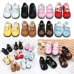 15-20cm Doll Bright Leather Shoes Mini Shoes For 1/6 Doll Toys For Girls Gifts Doll Accessories