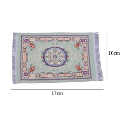 1:6 1:12 Scale Woven Rug Simulation Life Scene Furniture Accessories Mini Turkish Mat for Living Room Bedroom Home Decor