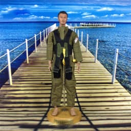 New Dolls Clothes Fireman Costume Suit Clothing Cool Army Suit Fireman Uniform Model for 1/6 Soldier Doll Accessory Gifts