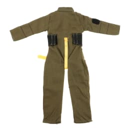 New Dolls Clothes Fireman Costume Suit Clothing Cool Army Suit Fireman Uniform Model for 1/6 Soldier Doll Accessory Gifts