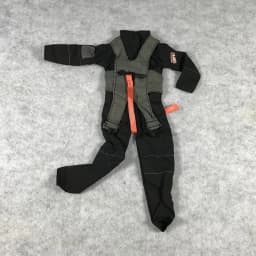 New Dolls Clothes Fireman Costume Suit Clothing Cool Army Suit Fireman Uniform Model for 1/6 Soldier Doll Accessory Gifts