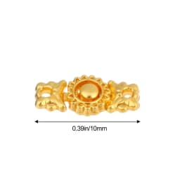 10Sets 10mm Mini Ultra-small Metal Belt Buckle Doll Bags Clothes Shoes Buckles DIY Doll Dress Buttons Doll Sewing Accessories