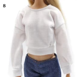 30Cm Doll Clothes Fashion Dress Sweatshirt Coats Tops Pants Vest Everyday Wear For 11.8 Doll Toys Girls Children Gifts