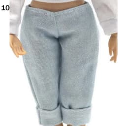 30Cm Doll Clothes Fashion Dress Sweatshirt Coats Tops Pants Vest Everyday Wear For 11.8 Doll Toys Girls Children Gifts