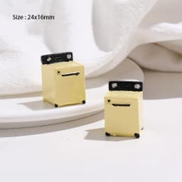 Mini Domestic Appliance Miniature Retro TV/Telephone/Camera/Piano/Phonograph Home Decoration DollHouse Accessories Toys