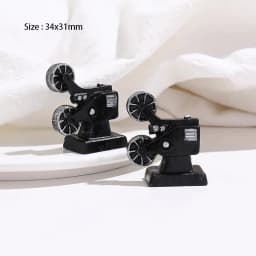 Mini Domestic Appliance Miniature Retro TV/Telephone/Camera/Piano/Phonograph Home Decoration DollHouse Accessories Toys