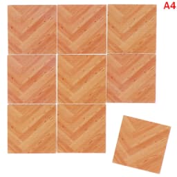 1Pc 1:12 Dollhouse Miniature Floor Tiles Mini Wood Floor Carpet Model Furniture Doll House Home Floorboard Toy Decor Accessories