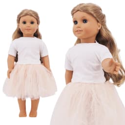 Kawaii Doll Dress For 43cm Baby Doll Clothes Accessories And 18 Inch American Doll Girl's Toys Our Generation