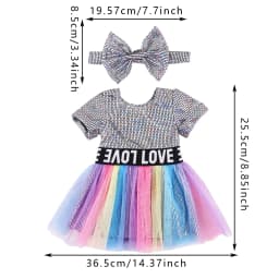 Kawaii Doll Dress For 43cm Baby Doll Clothes Accessories And 18 Inch American Doll Girl's Toys Our Generation